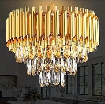 Buy MSM Gold Crystal Chandeliers 400mm, Modern Dining Room Chandelier ...