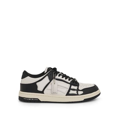 AMIRI Skeleton Sneaker in Black/White – MARAIS