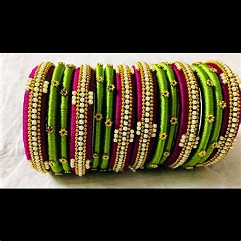 Buy Multi Plastic Traditional Bangle Set of 12 Online at Low Prices in ...