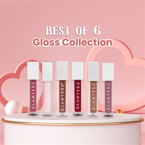 Glamveda X Rashami Desai's Best of 6 Mini Lip Gloss collection | Mini ...