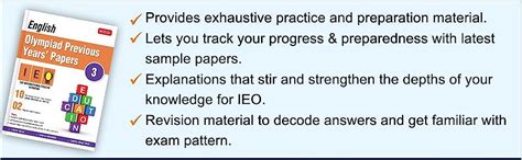 Buy MTG English (IEO) Olympiad Previous Years Papers with Mock Test ...