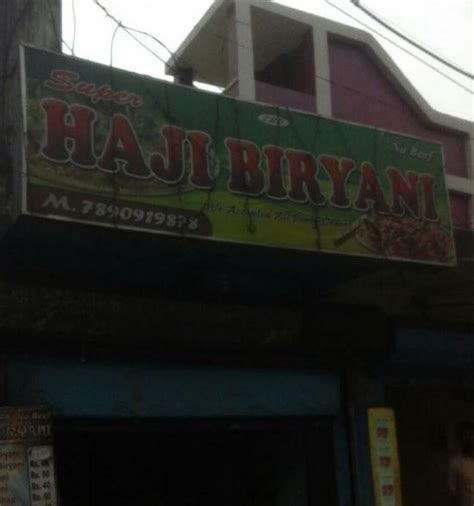 Menu at Haji Biriyani, Dankuni
