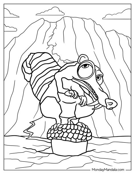20 Ice Age Coloring Pages (Free PDF Printables)