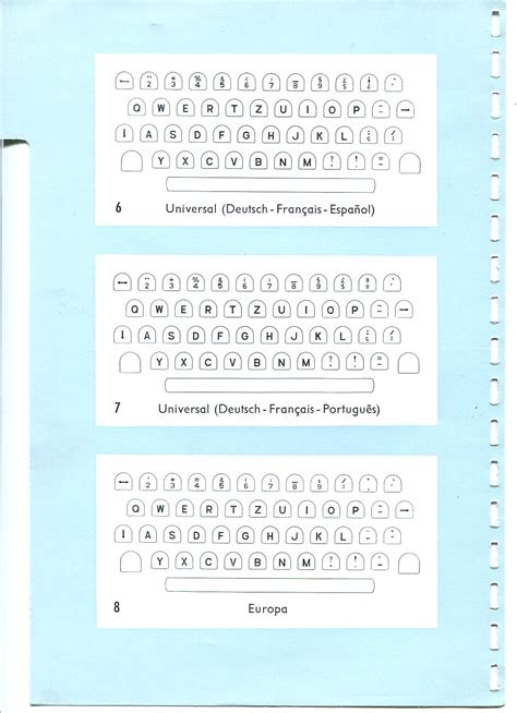 Schreibmaschinenschriften - Tastaturen - typewriter fonts - keyboard ...