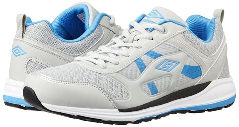 Buy UMBRO Men's Dublin Lt. Grey and Aqua Mesh Running Shoes - 11 UK at ...