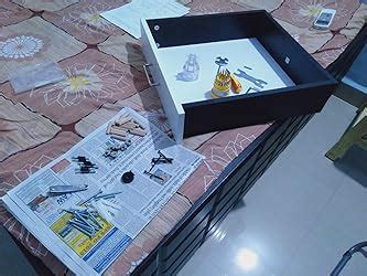 BLUEWUD Reynold Engineered Wall Mount Wood Study and Computer Laptop ...