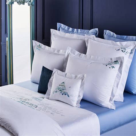 Yves Delorme Couture Rivoli Bed Collection | Luxury Sateen Bedding