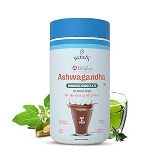 Benefic Nutrition - Ashwagandha KSM-66 Drinking Chocolate Powder 600g ...