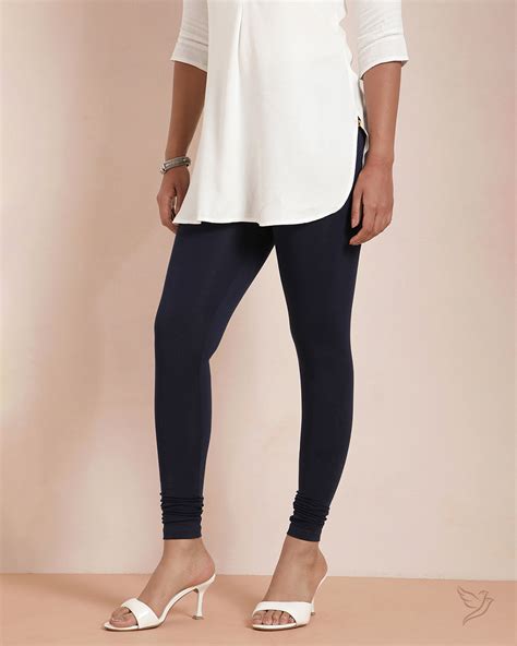 Cotton Churidar Legging - DeepNavy