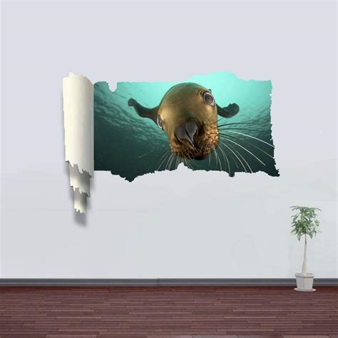 Buy Taba Home Decor Accessories 3D Underwater World Picture Scroll ...