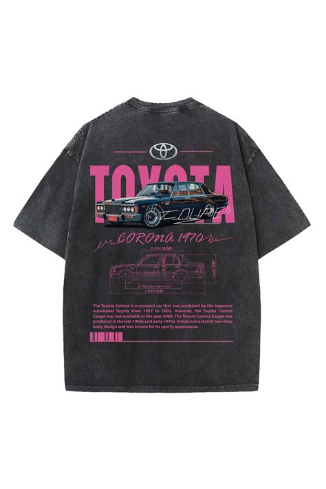 Toyota Corona Designed Oversized T-shirt – Blue Clover