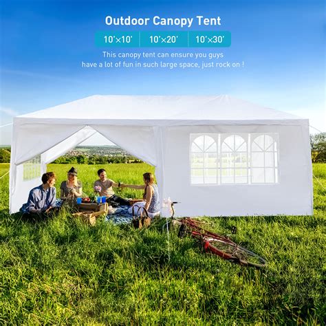 Snapklik.com : 10x20 Party Tent, Outdoor Tents For Parties, White ...