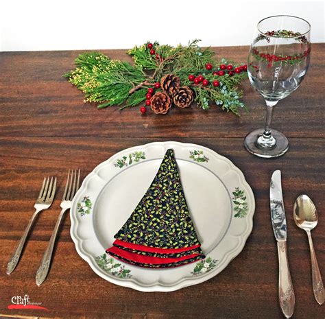 Christmas Tree Napkin Pattern 的图像结果