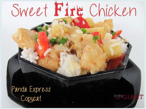 Panda Express Copycat - Sweet Fire Chicken!!!! www.feedingmygiant.com ...
