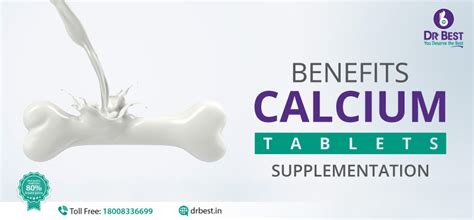 Advantages of using calcium tablets supplementation