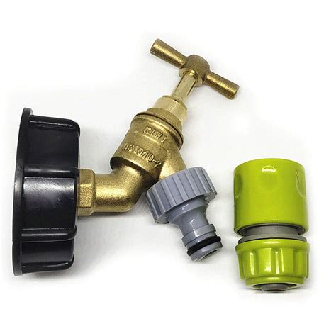 Buy Funitric IBC Tank Tap Adapter Reducer Hose Lock Water Pipe ...