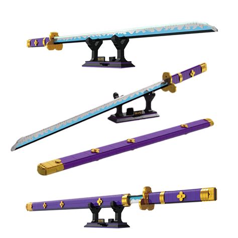936 Pieces Zoro Sword Building Block Model Katana Model Collection ...