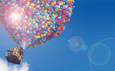 HD wallpaper: Up Disney House Balloons Light HD, disney up movie ...