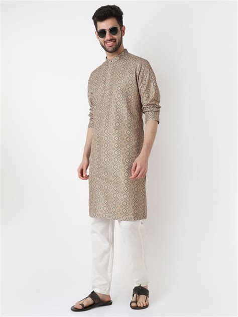 Digi Print Straight Long Kurta