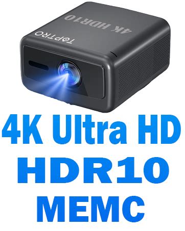 (4K HDR10, Highest Brightness 40000 Lumens, MEMC, HDMI ARC) TOPTRO ...