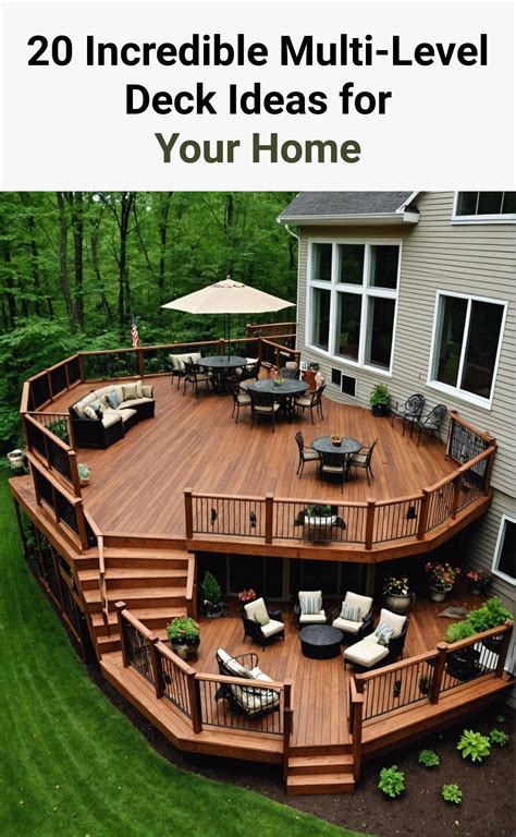 19 Incredible Multi-Level Deck Ideas For Your Home – ToolzView | Patio ...