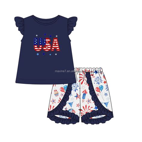 Puresun Children Wear 4th Of July Clothes For Kids Boutique Usa ...