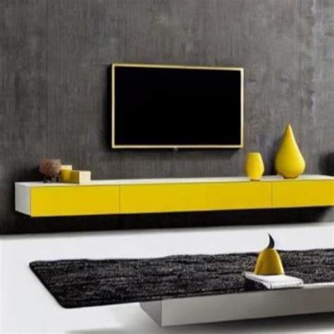 16 Yellow Modern TV Unit Design Ideas in 2026