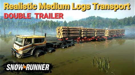 Image result for Snow Runner Log Trailer