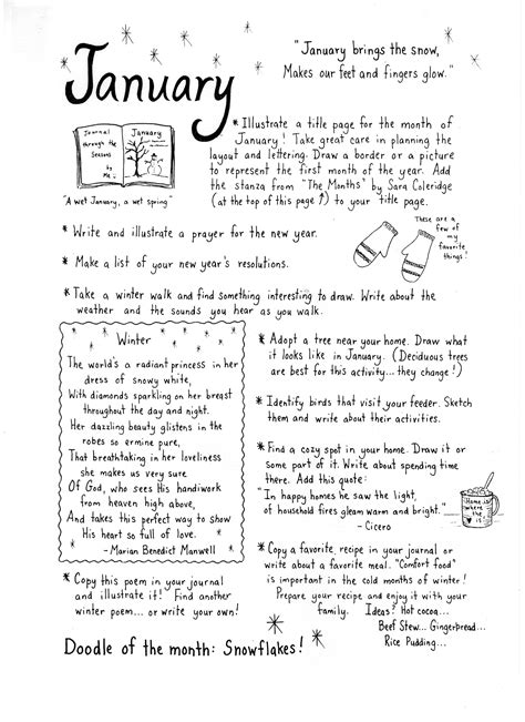 Journal Entry Starters