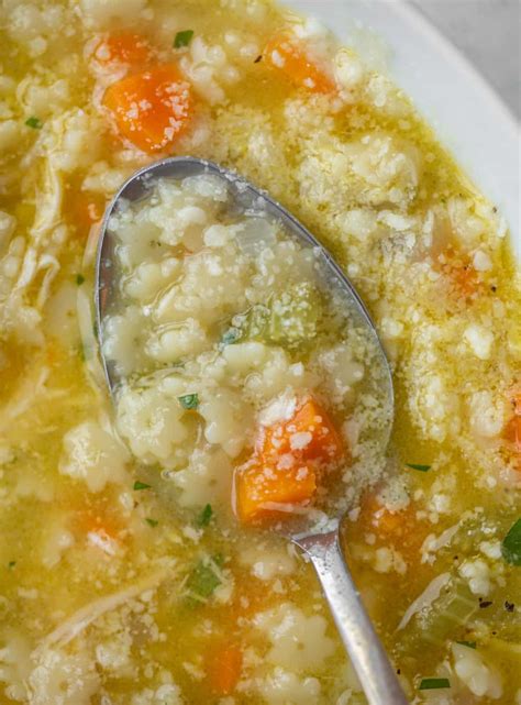 Chicken and Stars Soup - Cozy Chicken and Stars Soup