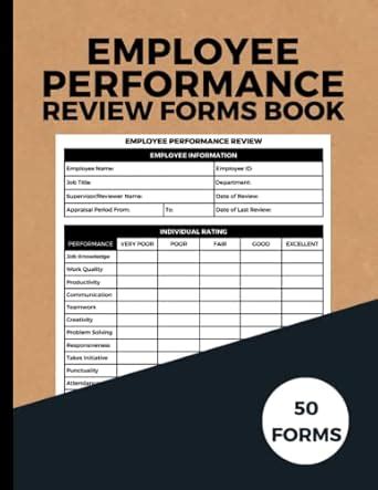 Buy Employee Performance Review Forms Book: New Hire Performance Sheets ...