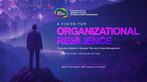 Executive Master in Disaster Risk and Crisis Management: Capstone ...