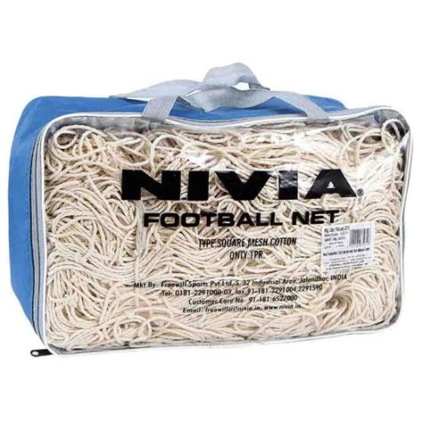 Nivia Football Net-White (5607) – Sportswing.in