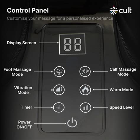 Cult Carson Plus with Air Compression, Vibration & Warm Therapy, Pain ...