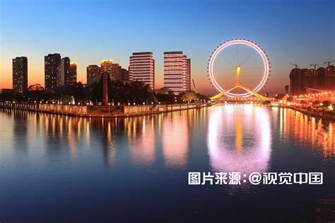 【天津夜景摄影图片】海河风光摄影_明年明月_太平洋电脑网摄影部落