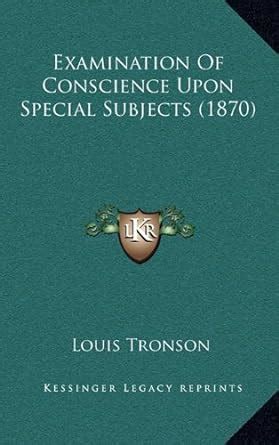 Buy Examination of Conscience Upon Special Subjects (1870) Book Online ...