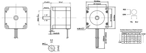 NEMA23 HYBRID STEPPER MOTOR with Optional Gearbox – ThinkRobotics.com