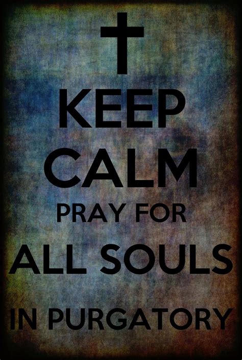 All Souls Prayer Sign in Purgatory
