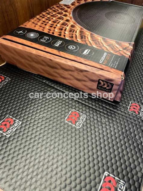 Morel 2.7mm ACUDAMP MAT227.8 Damping- [ 8 Sheets ] red – Car Concepts Shop