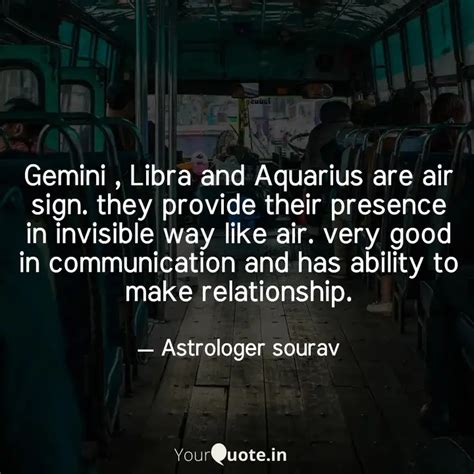 Gemini , Libra and Aquari... | Quotes & Writings by Sourav Roy | YourQuote