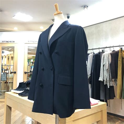 Audrey and John Wad オードリー＆ジョンワッド ダブルボタンピークドジャケット（ COLOR ネイビー） | home ...