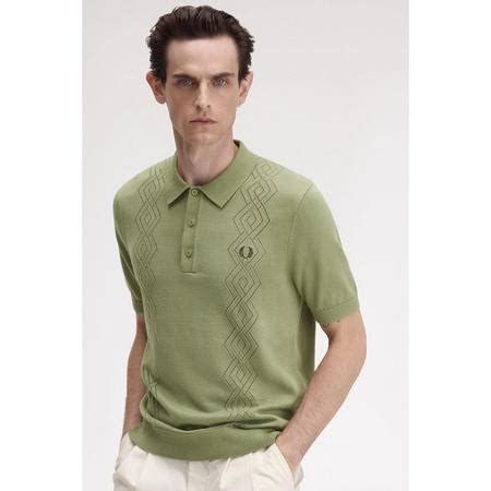 Fred Perry Men's Pointelle Short-Sleeve Polo Shirt | Flannels