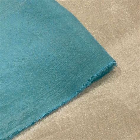 Firozi color UpadaTissue fabric