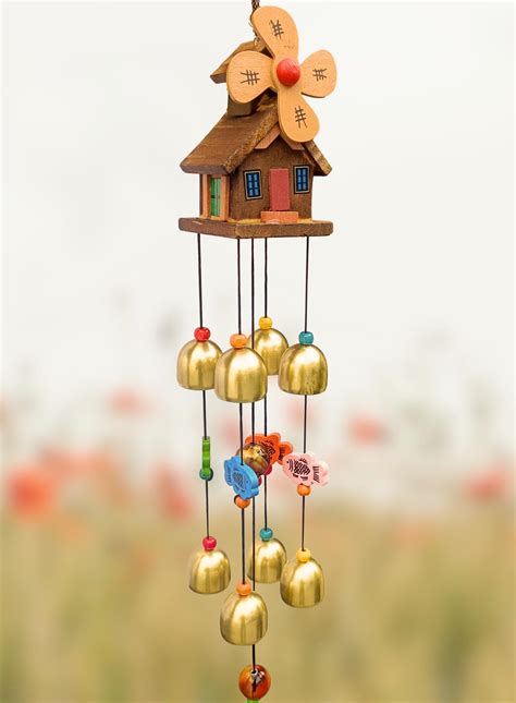 PARADIGM PICTURES 10 Bells Wind Chime for Home Decor Good Luck Lover ...