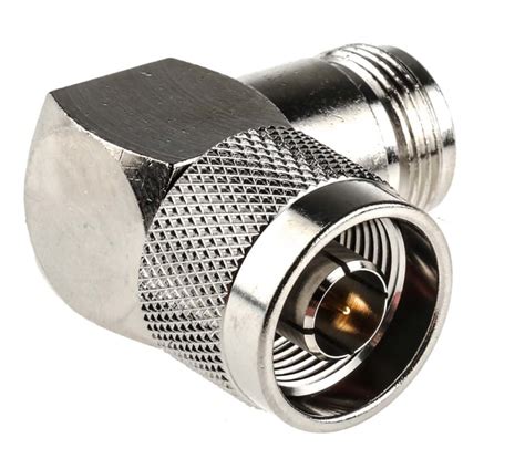 RS PRO | RS PRO Right Angle 50Ω Coaxial Adapter Type N Plug to Type N ...