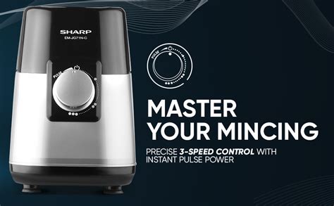 SHARP Juicer Mixer Grinder 750W Powerful Copper Motor I 3 speed + Pulse ...