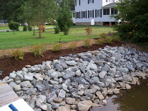 Rip-rap Installation | Saluda, VA | Southern Landscaping & Construction Inc