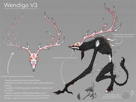 RWBY Grimm Concept: Wendigo V3 by risgord on DeviantArt