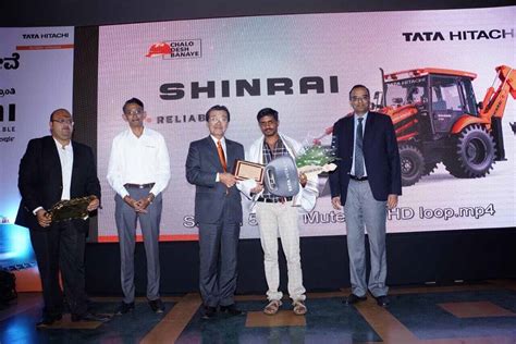 Backhoe Excavator | Shinrai Backhoe Loader Launch in Hubli | Tata Hitachi