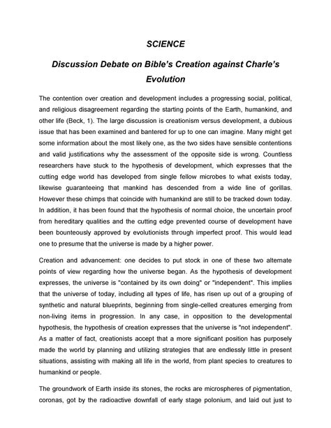 Creation Science Debates 的图像结果